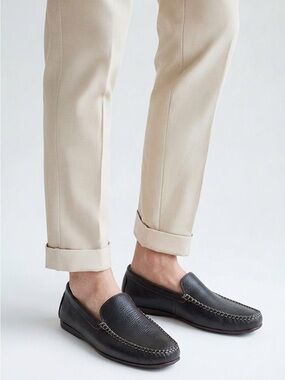 Acorn Leather Driving Loafers